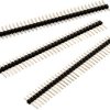 Pin header, 8 pole, pitch 2.54 mm, straight, black, 61300811121