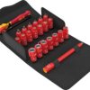 Zestaw z grzechotką 1/4 Zyklop 8100 SA VDE 1, zmiana kierunku pracy, metryczny, 22 części, WERA 05004967001