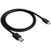 Akyga AK-USB-24 USB cable USB-A to USB-C Black 0.50m