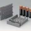 Battery compartment, M/L, 4 x AA, PC, lava, for mignon cells, A9178128