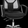 AN800BDLSW Topstar Ergo Steel Net office chair, black