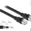 80116 Network cable RJ45 Cat.6A F/UTP with inner metal sheath 5 m