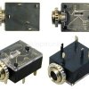 Gniazdo JACK 3,5mm st. druk z wyłącznikiem 2szt