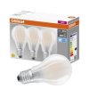 3PAK Żarówka LED E27 A60 6,5W = 60W 806lm 4000K Neutralna 300 Filament OSRAM BASE