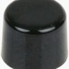 Nakładka na przycisk, Czarny, Nakładka