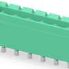 PCB terminal, 6 pole, pitch 5.08 mm, AWG 30-12, 15 A, pin, green, 796636-6
