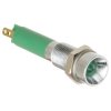 CML 19030251 3mm 12V Green LED Recessed Chrome
