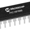 Mikrokontroler Microchip PIC16F689-I/P PIC16F689 PDIP 20-pinowy Otwór przelotowy PIC 7kB 8 bit 20 MHz, 256 bit RAM