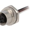 Gniazdo M12 5-Pin Żeńskie Kod B-Profibus Przewody Ip67 60V T4171310405-001