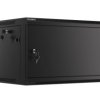 SZAFA INSTALACYJNA RACK WISZĄCA 19 6U 600X450 CZARNA DRZWI METALOWE LANBERG (FLAT PACK)