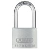 ABUS 54579 64TI/40mm TITALIUM™ Padlock 40mm Long Shackle Keyed Alike KA6411