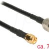 89499 HF antenna cable, TNC connector > SMA connector, 7.5 m