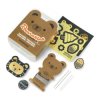 Pimoroni Bearables Bear Kit - przypinki z diodami LED i czujnikiem ruchu