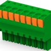 PCB terminal, 8 pole, pitch 3.81 mm, AWG 30-14, 9 A, push-in spring connection, green, 1986720-8