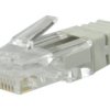 Osłonka Wewnętrzna Wtyku Rj45 Szara Woreczek 100Szt.