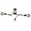 Lampa sufitowa nowoczesna 3xE27 FIORE BLACK
