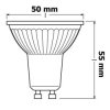5PAK Żarówka LED GU10 4,3W = 50W 350lm 2700K Ciepła 120 OSRAM Base