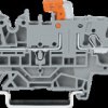 2002-1771 Disconnect terminal block, grey, 3-conductor, 2.5 mm²