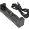 Ładowarka; akumulatorów Li-Ion 18650; MC1; 4,2V DC; 500mA; 5W; 5V DC; kolor czarny; XTAR; RoHS