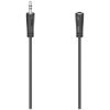 Hama 00205120 Jack Audio Cable extension Black 3m 3.5mm Jack socket