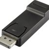 adapter DisplayPort, HDMI Renkforce RF-4212225, [1x złącze męskie DisplayPort - 1x złącze żeńskie HDMI]