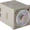 Timer Relay Szyna DIN, montaż panelowy 100 → 240V ac DPST 2-stykowy Omron DPDT 0.05 s → 300 h H3CR