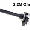 2,2M potencjometr mono liniowy fi 20mm; ośka 6mm