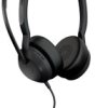 Jabra Evolve2 50 UC Słuchawki nauszne Bluetooth, przewód stereo czarny Wyciszanie hałasów, redukcja szumów mikrofonu zes