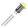 Oshino OD-Y01WB-24PD LED indicator light 28V yellow 180mcd T5.5 4.8mm