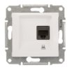 Sedna Gniazdo komputerowe pojedyncze RJ45 kat.5e UTP białe SDN4300121