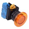 YW1L-M4E10Q4A Amber 24V illuminated 22mm Mushroom Momentary Push Button Switch NO IP65 IDEC