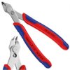 Szczypce precyzyjne tnące 125mm Super Knips ze sprężyną przytrzymującą dla elektroników KNIPEX 78 23 125
