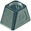 Grommet housing, size Han-Compact, zinc die casting, 1 x M25, straight, longitudinal bow locking, IP65, 19140010403