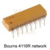 4116R-003-221/331 resistor network - Bourns