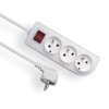 Przedłużacz z wyłącznikiem CLASSIC 3-gniazda z/u 1,5m /OMY 3x1,5/ PSN-301,5W-1,5
