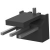 Pin header, 3 pole, pitch 2.54 mm, straight, black, 3-647166-3