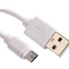 Kabel USB Złącze A USB A Złącze B USB B dł. 800mm Przewód USB USB 2.0 kolor: Biały