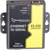 Ethernet to serial adapter, 100 Mbit/s, RS-422/RS-485, (W x H x D) 106 x 105 x 28 mm, ES-320