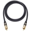 Oehlbach 21531 NF Sub Subwoofer RCA Cable 1m Black Gold-Plated Connectors