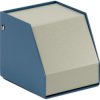 Aluminum enclosure, (L x W x H) 102 x 114 x 102 mm, blue, IP20, SCEM101110WH