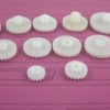 A Set of 11 Gears and Sprockets - for Electric Motors