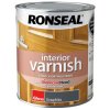 Ronseal 39424 Interior Varnish Quick Dry Gloss Graphite 750ml