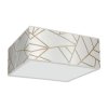 Lampa sufitowa ZIGGY WHITE White/Gold 3xE27 MLP7564 Milagro