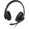 Hama 139935 HS-USB300 V2 on-ear headset stereo black for PC offices