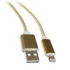 Kabel USB-Apple iPhone 1m HQ Lightning kolor złoty USB2.0