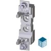Podstawa bezpiecznikowa NH00 1P 160 A 690 V (1000 V) przyłącze płaskie 95mm2 3NH3030 /3szt./