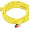 Patch cord S/FTP 6 linka Cu LSZH żółty 3m 27AWG 803018