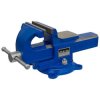 Sealey QAVE125 Vice 125mm Quick Action Swivel Base SG Iron