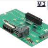 63952 U.2 SFF-8643 Adapter to PCIe x4 or M.2 Key M slot