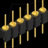 MK 05 6 G Pin header, 1-row, 1 x 6 - 2.54 mm